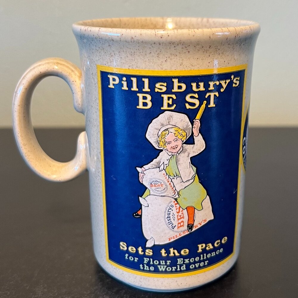 1986 PILLSBURY’S BEST (Flour) Logo 1986 Collector’s Mug ~ Ceramic Cup ~  England